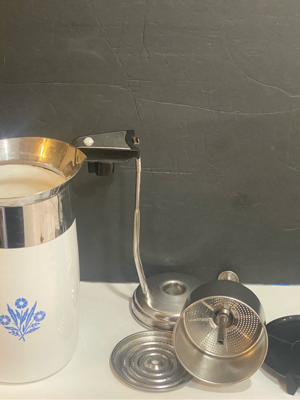 Vintage CorningWare 10 cup Percolator complete set - Picture 7 of 14